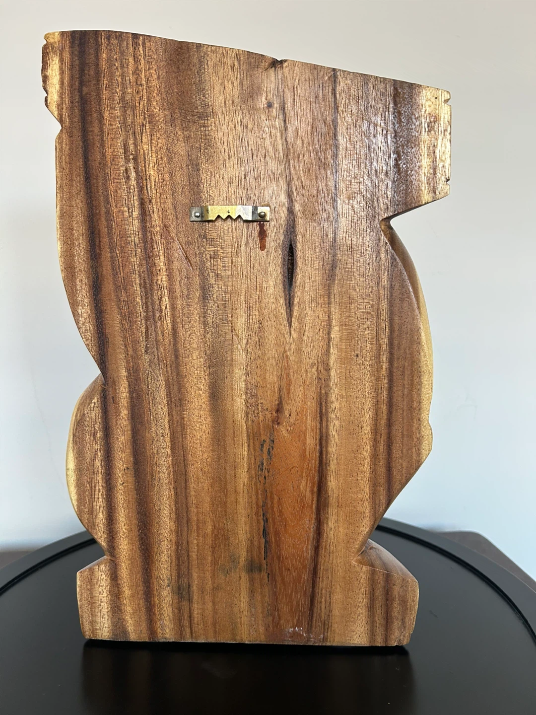 Large & Heavy Hand-Carved Solid Wood Tiki Face – 12.5” - photo 5