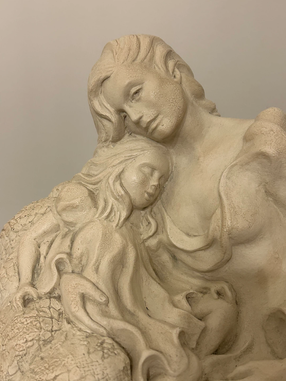 1988 Austin “Mother and Child” Sculpture – Alice Heath – 15”