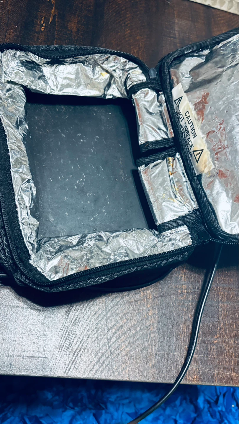 🧡Black Portable Lunch Box with Car Adapter - photo 3
