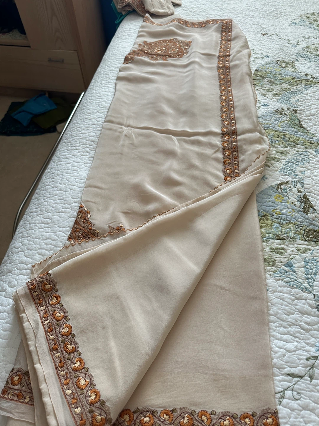 Embroidered Silk and Cotton /sarees - photo 4