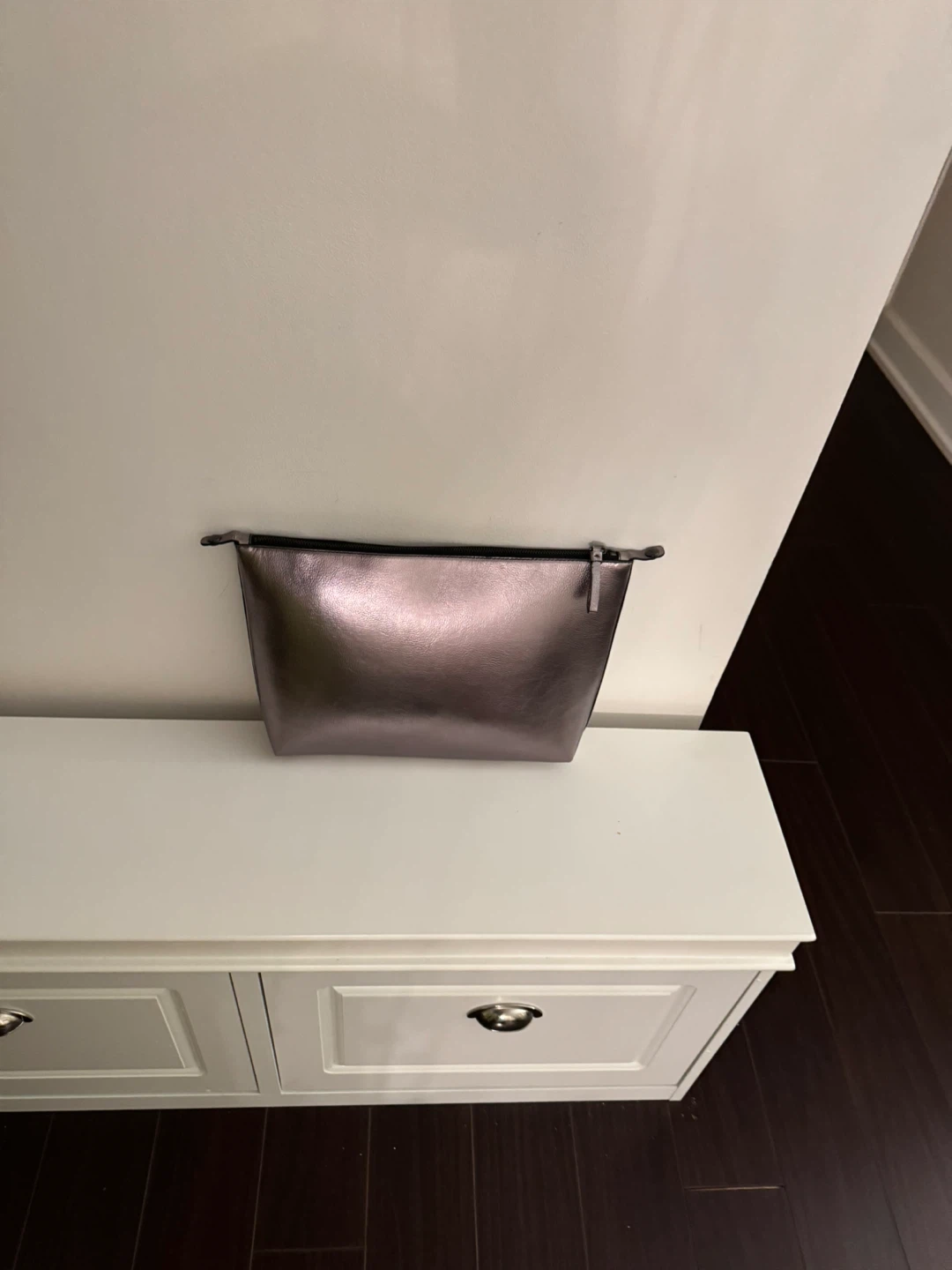 Metallic Cosmetic Bag-Armani Exchange - photo 3