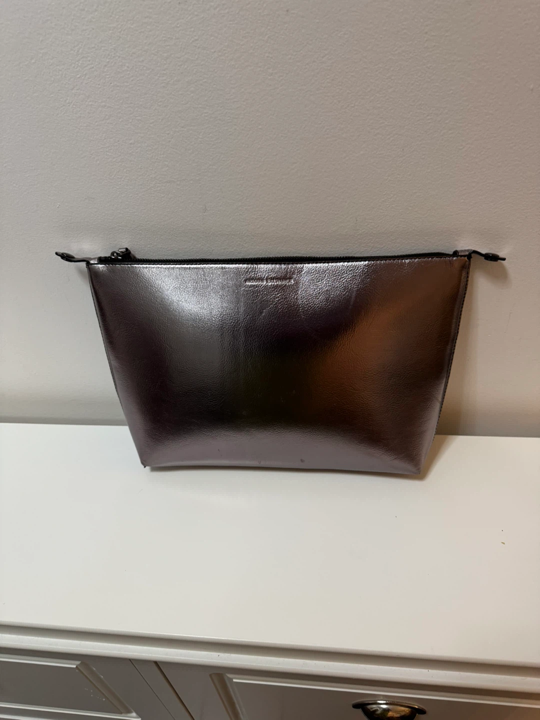 Metallic Cosmetic Bag-Armani Exchange - photo 2