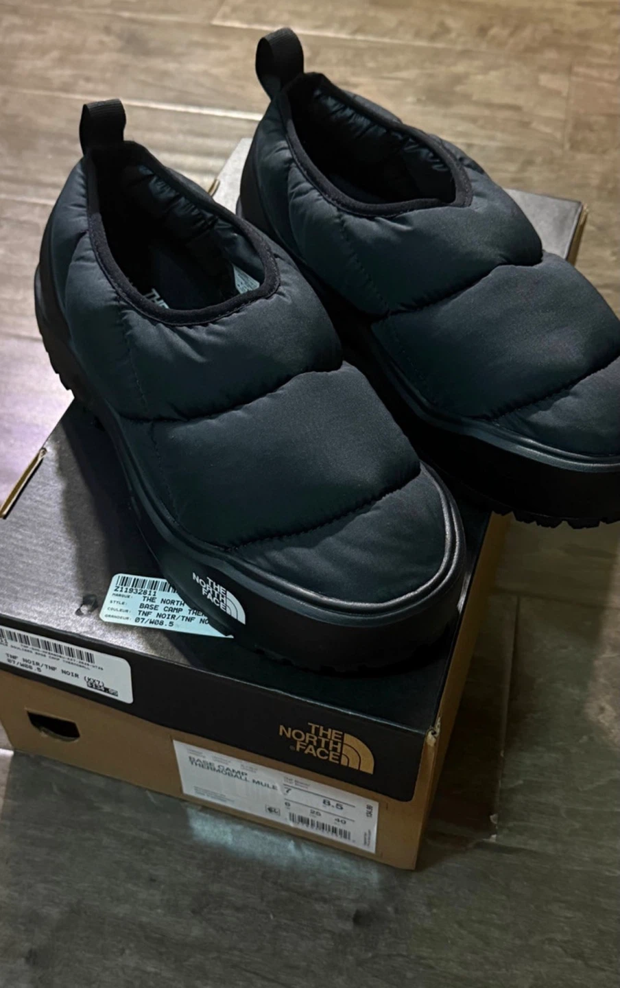 North face Basecamp Thermoball Mules - Vibram sole