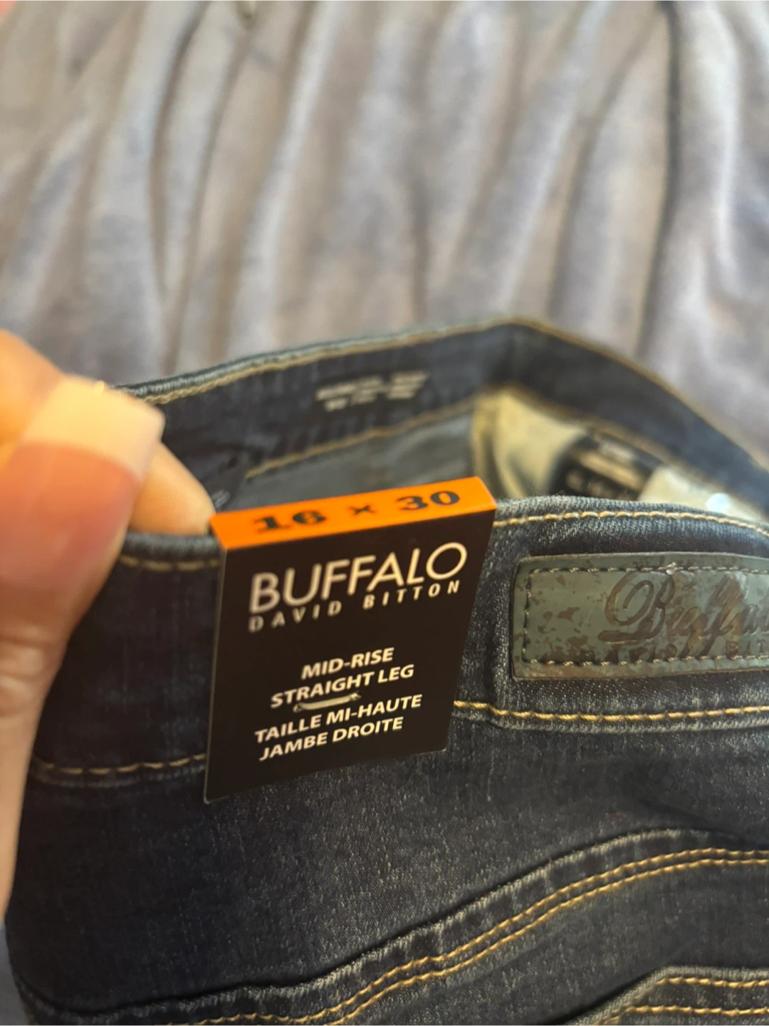 Buffalo David Bitton Mid-Rise Straight Leg Jeans Size 16x30 - photo 3