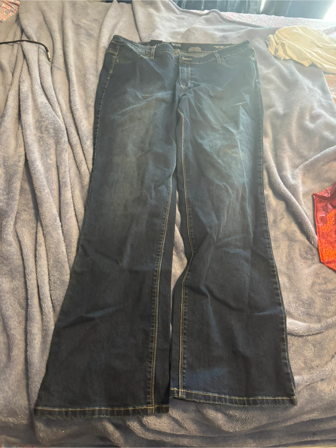 Buffalo David Bitton Mid-Rise Straight Leg Jeans Size 16x30