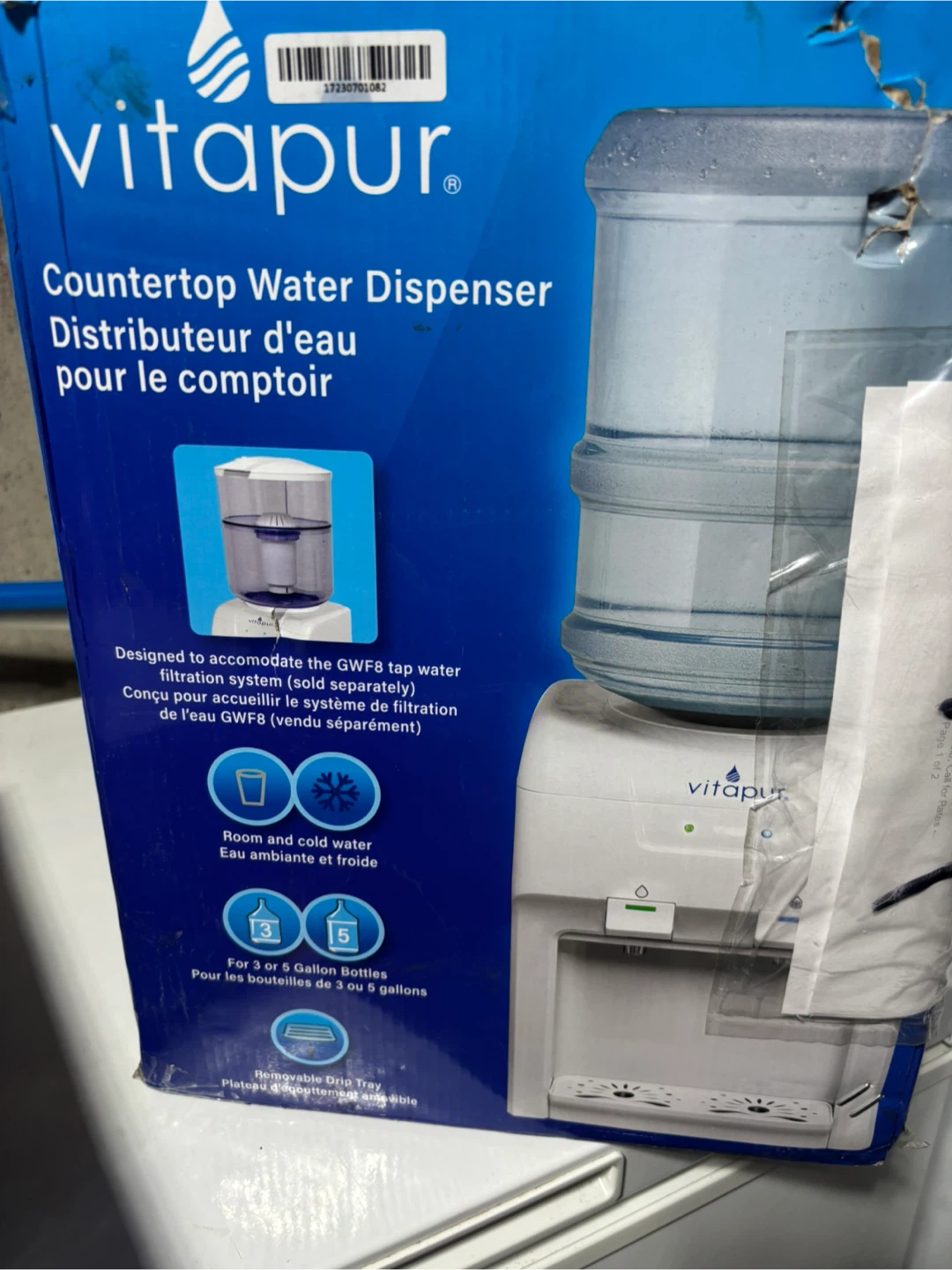 Vitapur Countertop Water Dispenser (Room & Cold Water) - photo 2