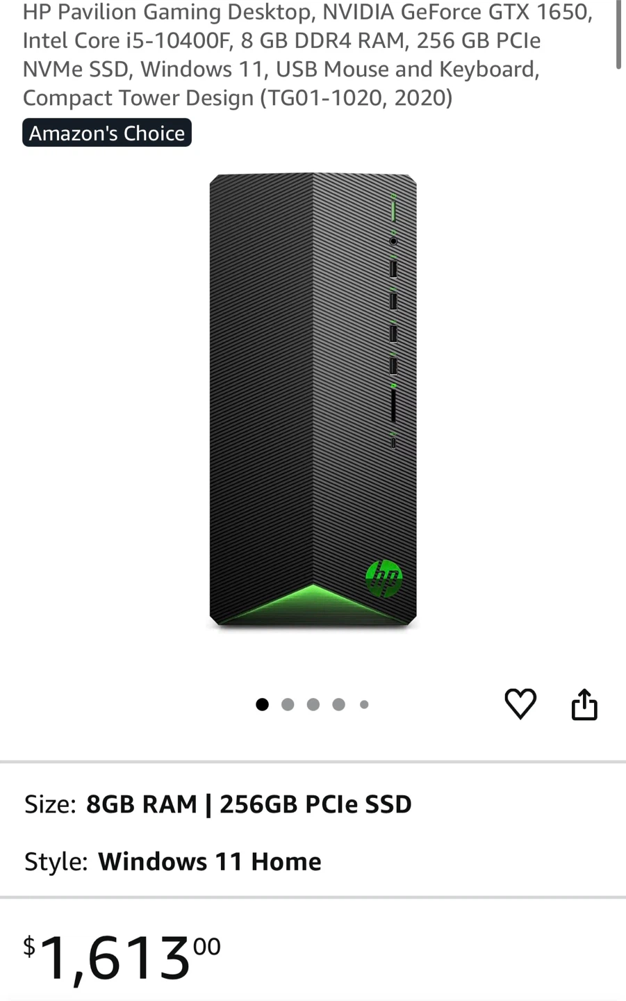 HP Pavilion Gaming Desktop - photo 3