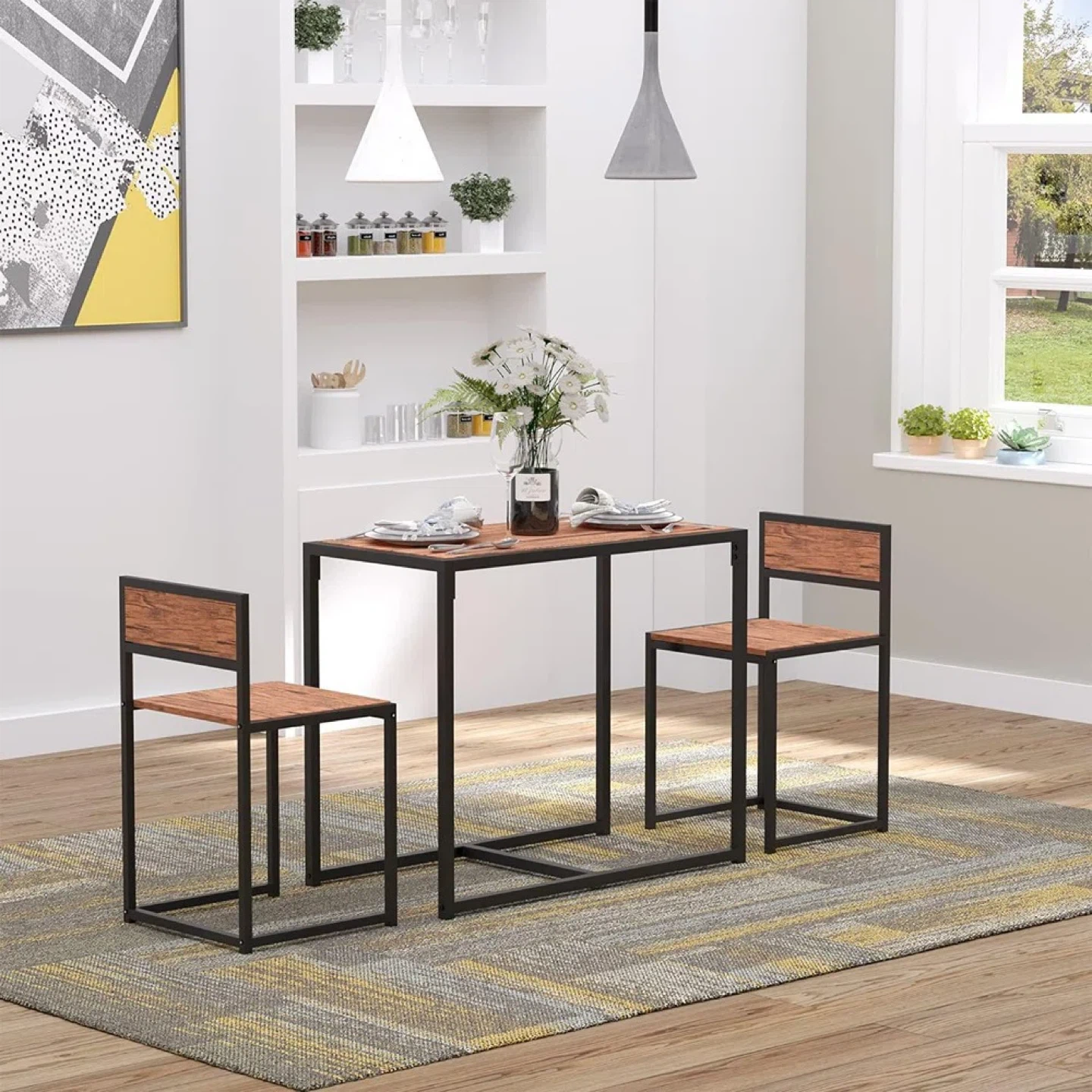 Union Rustic 2-Person Dining Set - photo 3