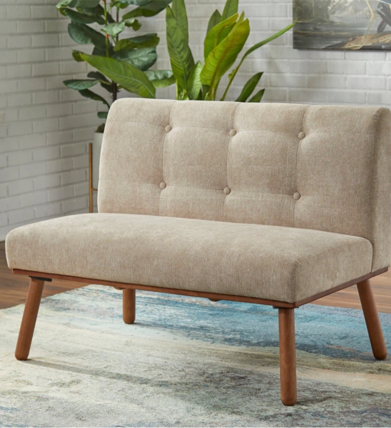 ❣️Loveseat Settee w/ Accent Chair - Beige Fabric.  (New)‼️ - photo 3
