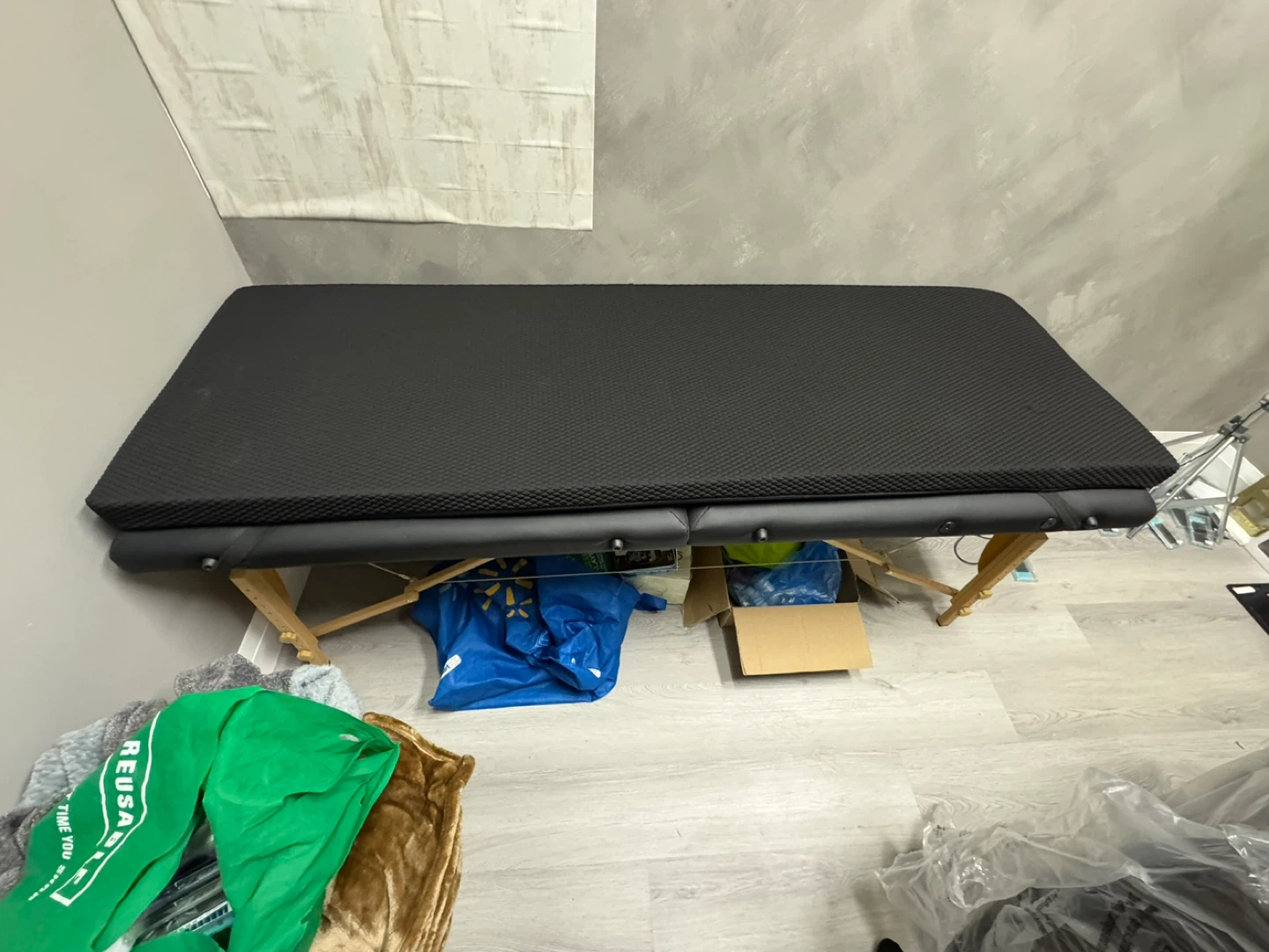 Black Massage Table