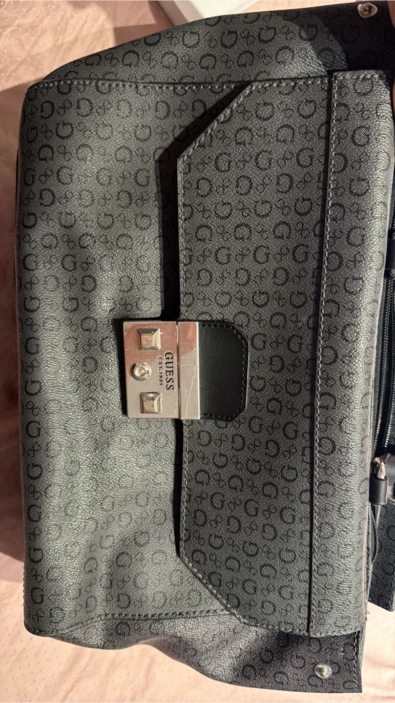 GUESS "G" Monogram Briefcase