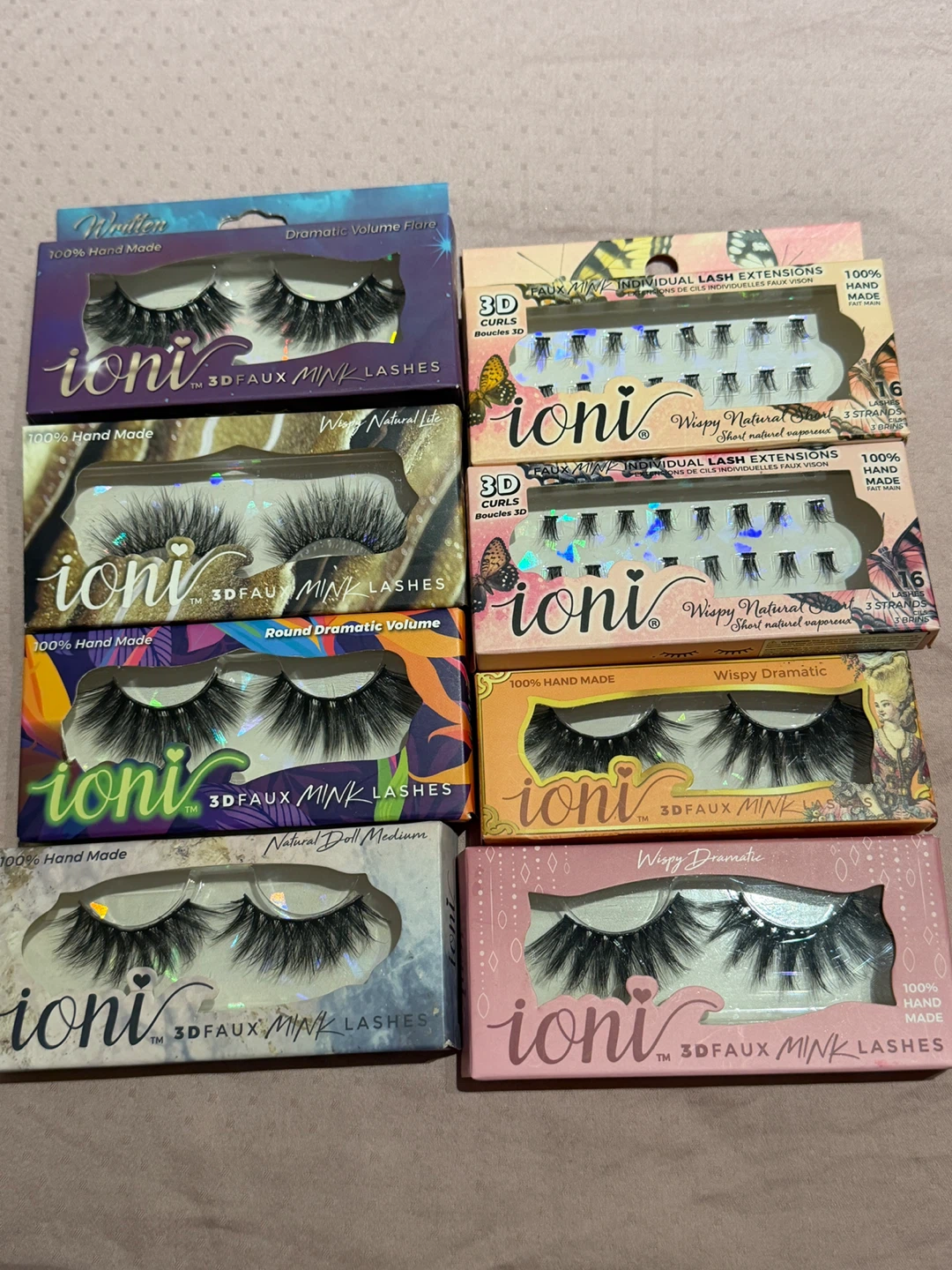 Ioni 3D Faux Mink Lashes - Assorted Styles 5$ each
