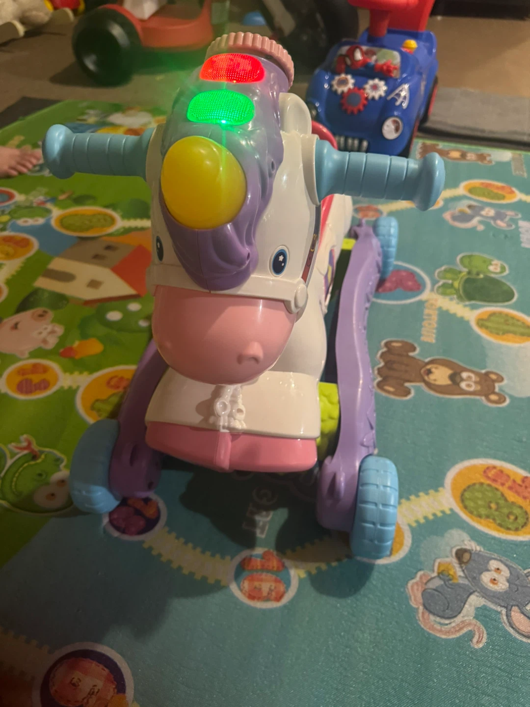 Unicorn Ride-On Toy with Lights - photo 3