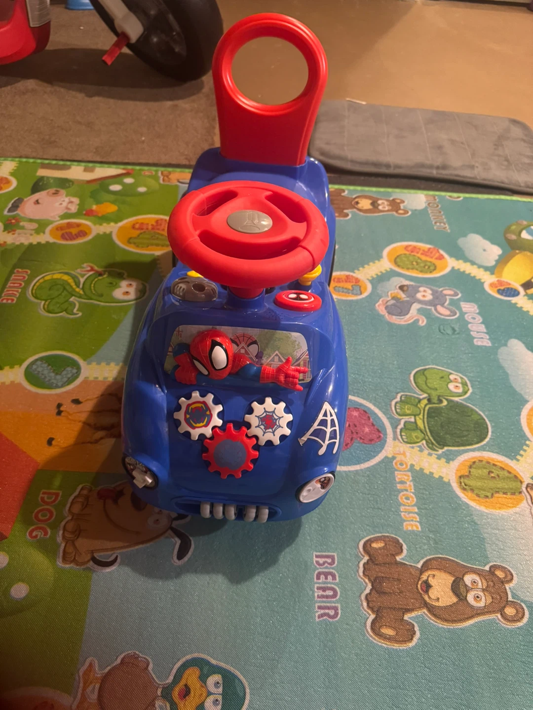 Blue Spider-Man Ride-On Toy Car - photo 2