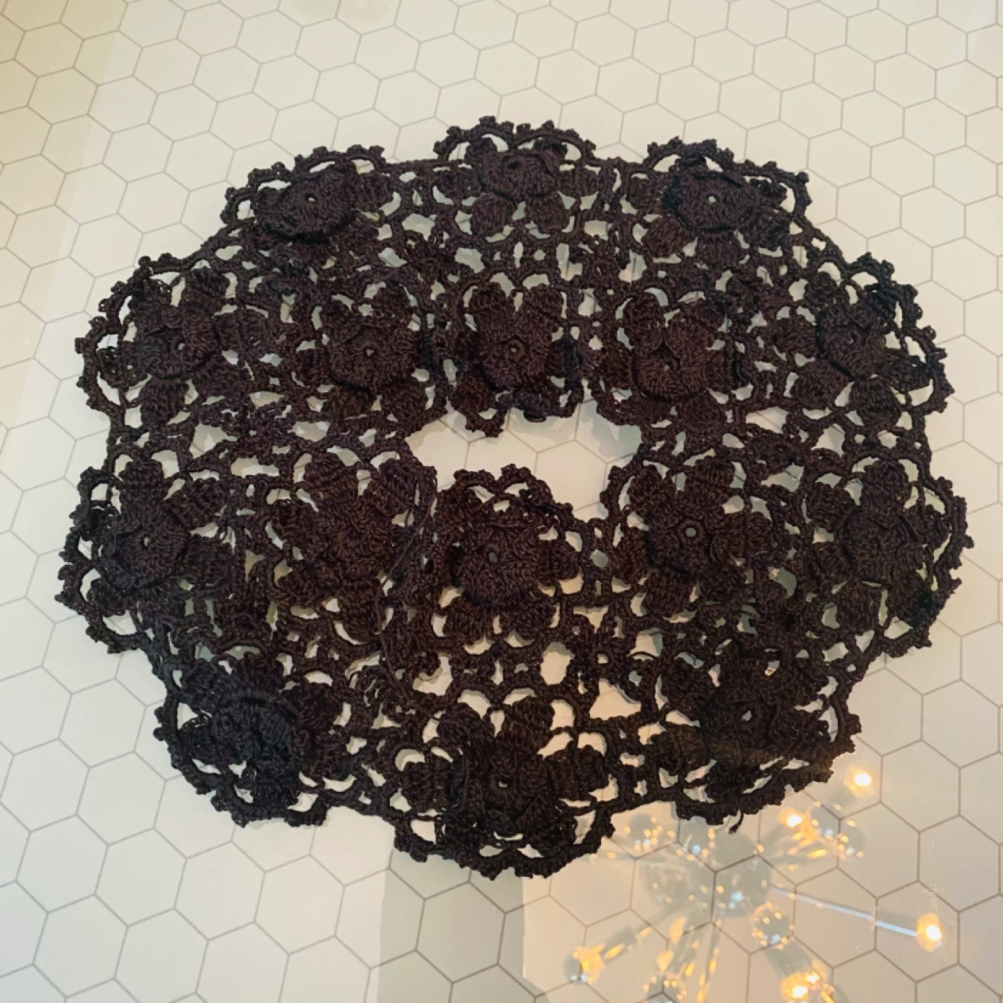 Handmade Black Crochet Doilies 🧡 - photo 5