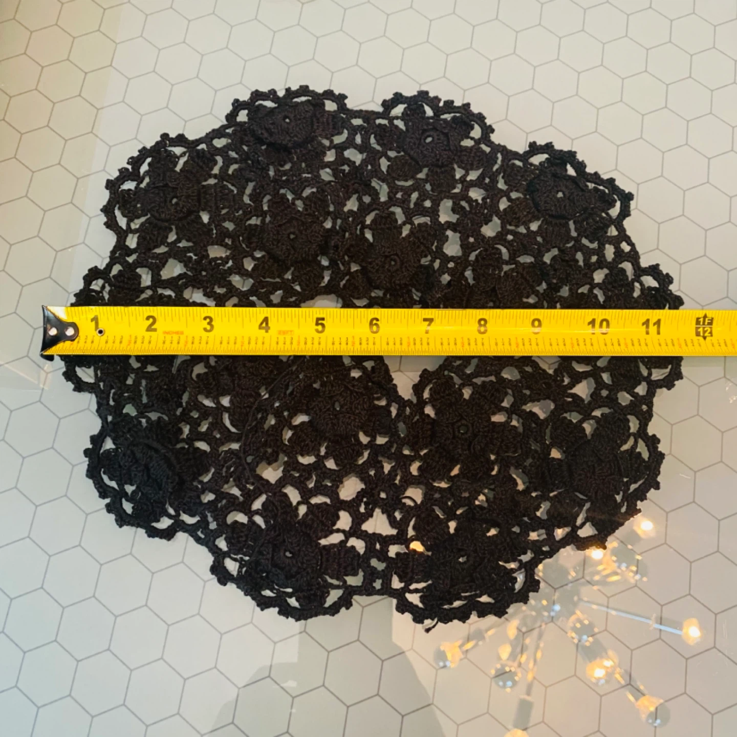 Handmade Black Crochet Doilies 🧡 - photo 4