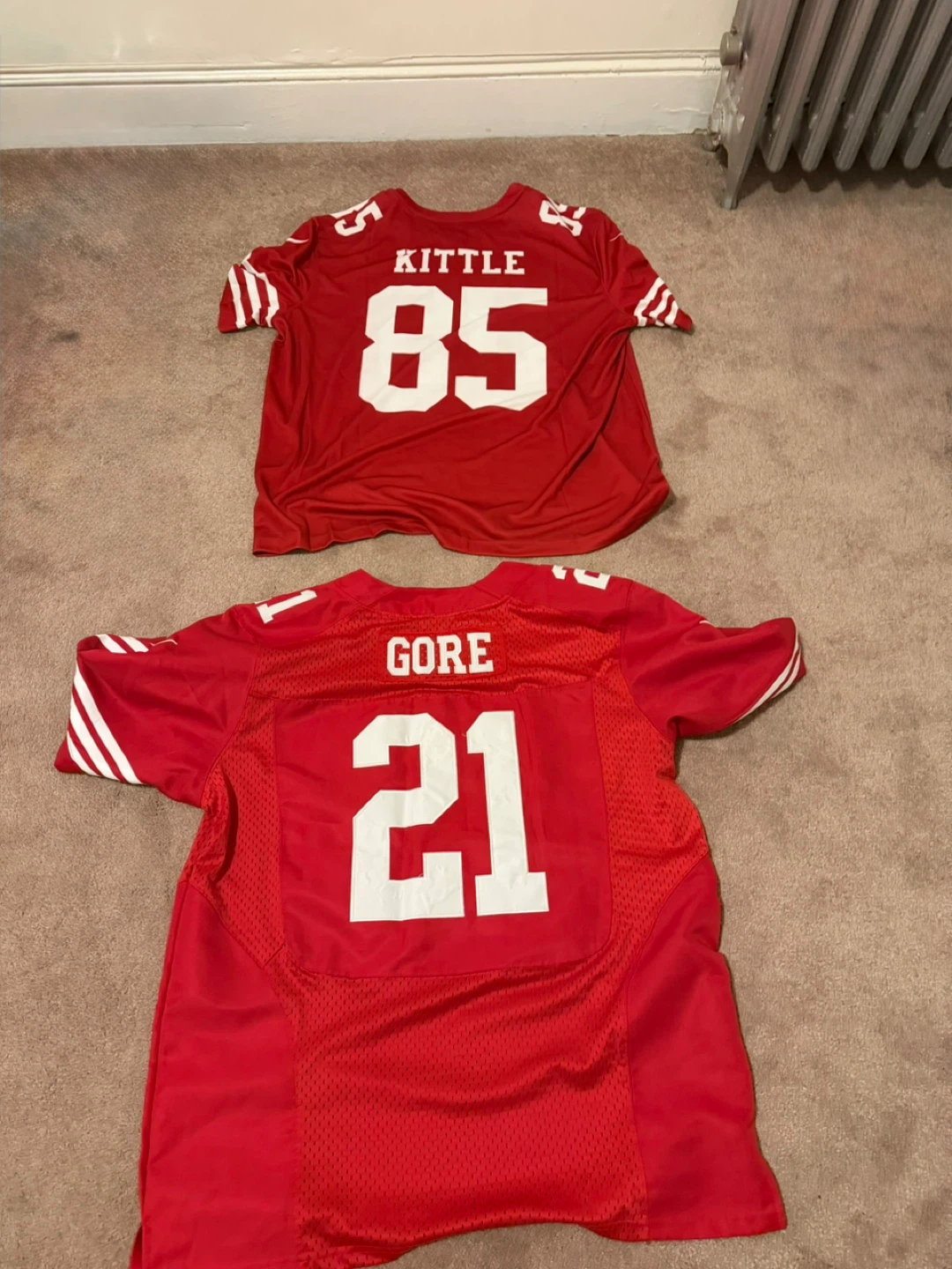2 for 1 San Francisco 49ers NFL Jerseys - Kittle #85 & Gore #21 - photo 2