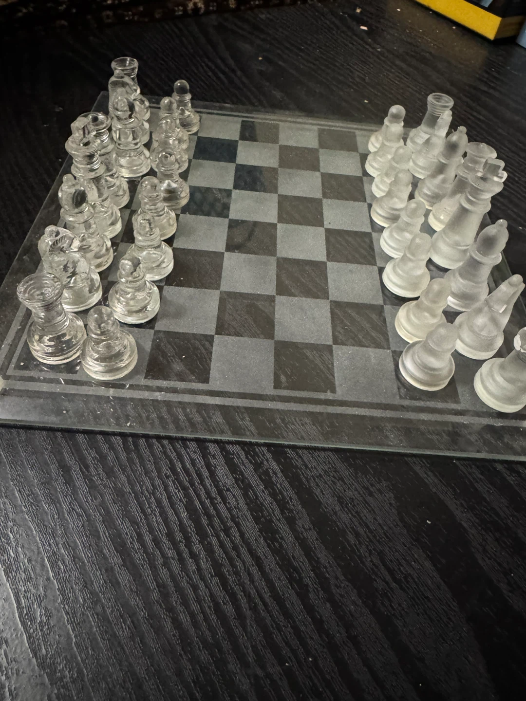 Glass Chess Set