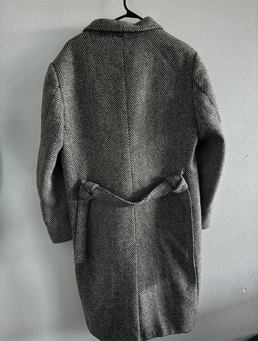 Herringbone Tweed Coat - photo 2