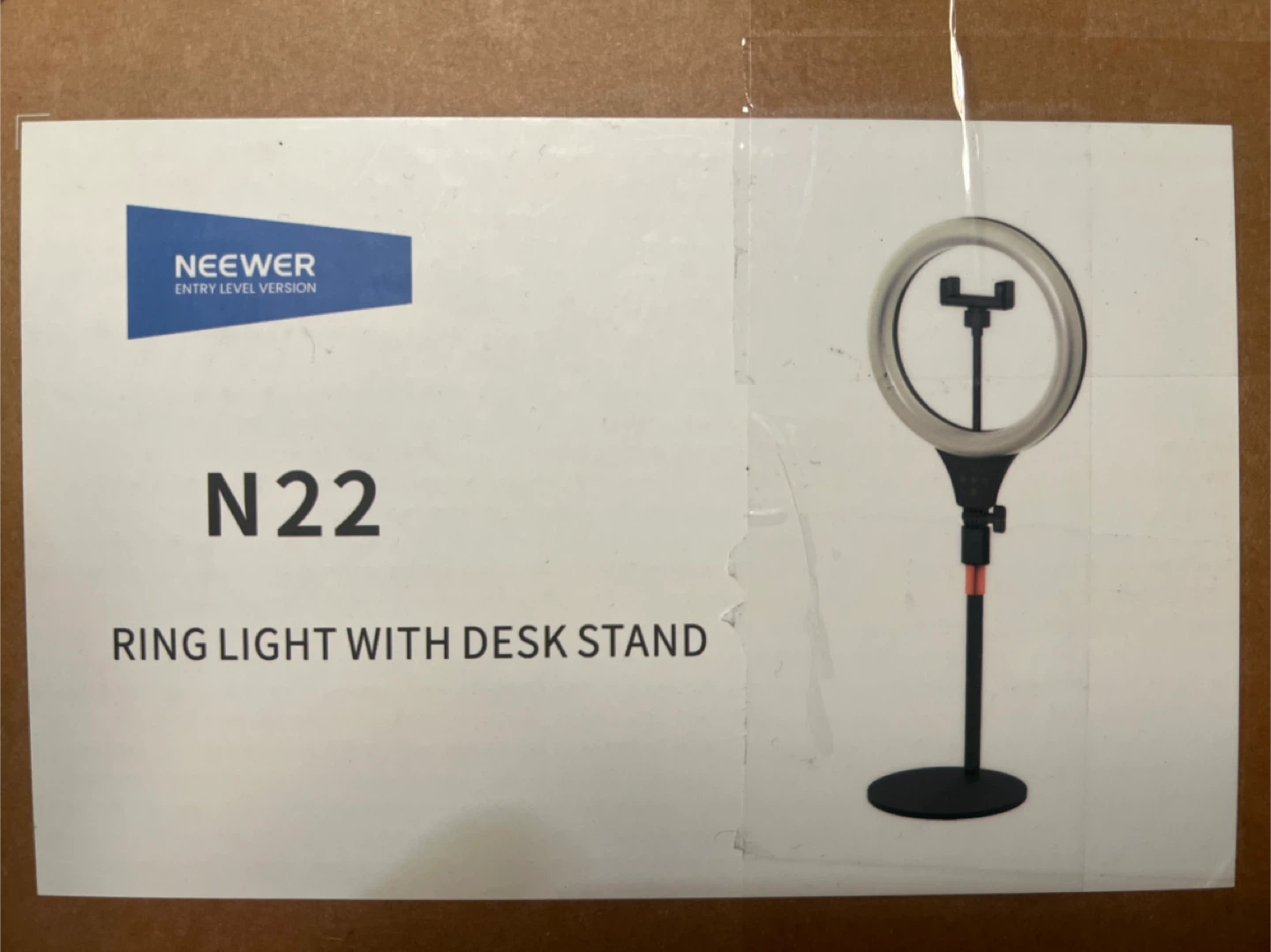 Neewer N22 Ring Light with Desk Stand - photo 2
