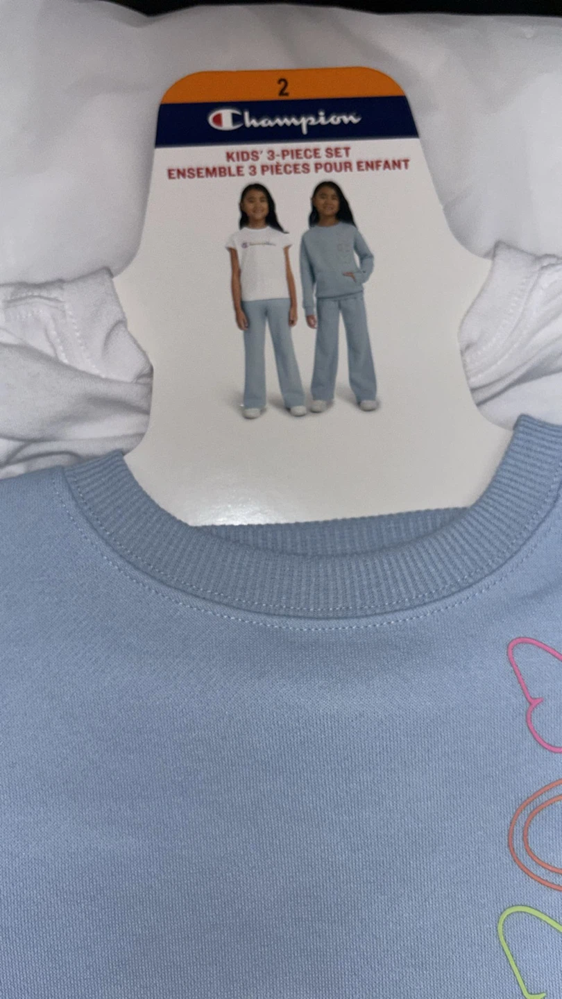 Champion Kids 3-Piece Set Light Blue - photo 3