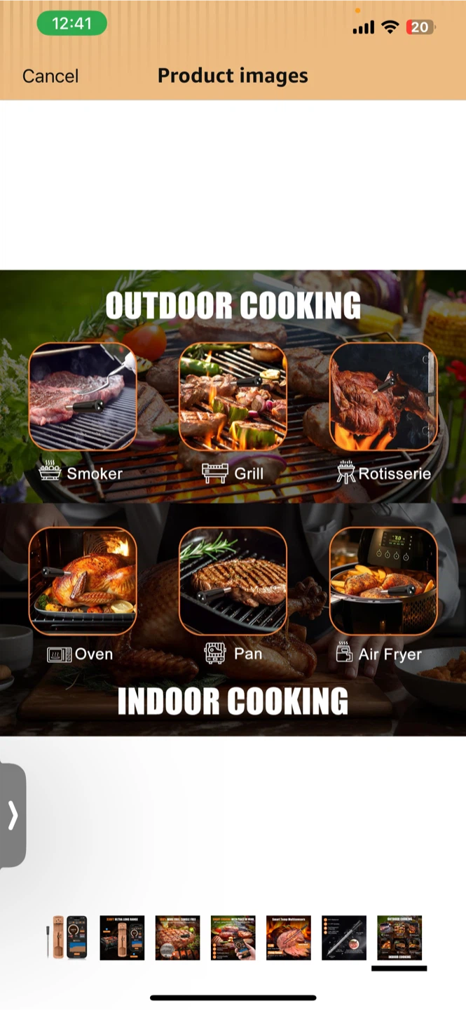 INSMART Wireless Meat Thermometer Probe - photo 4