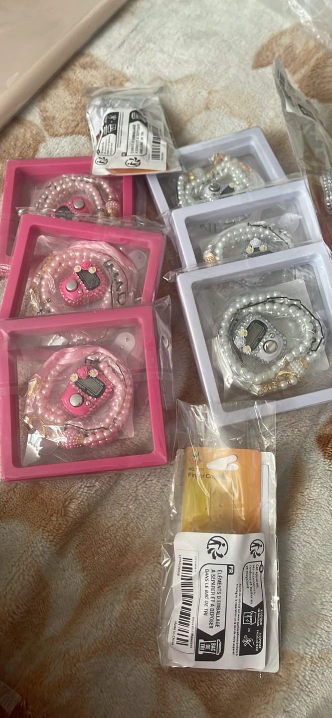 Digital Tasbih Counter with Pearl Bracelet