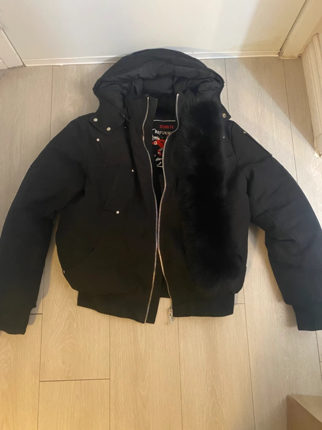 Moose Knuckles Bomber Jacket - Black