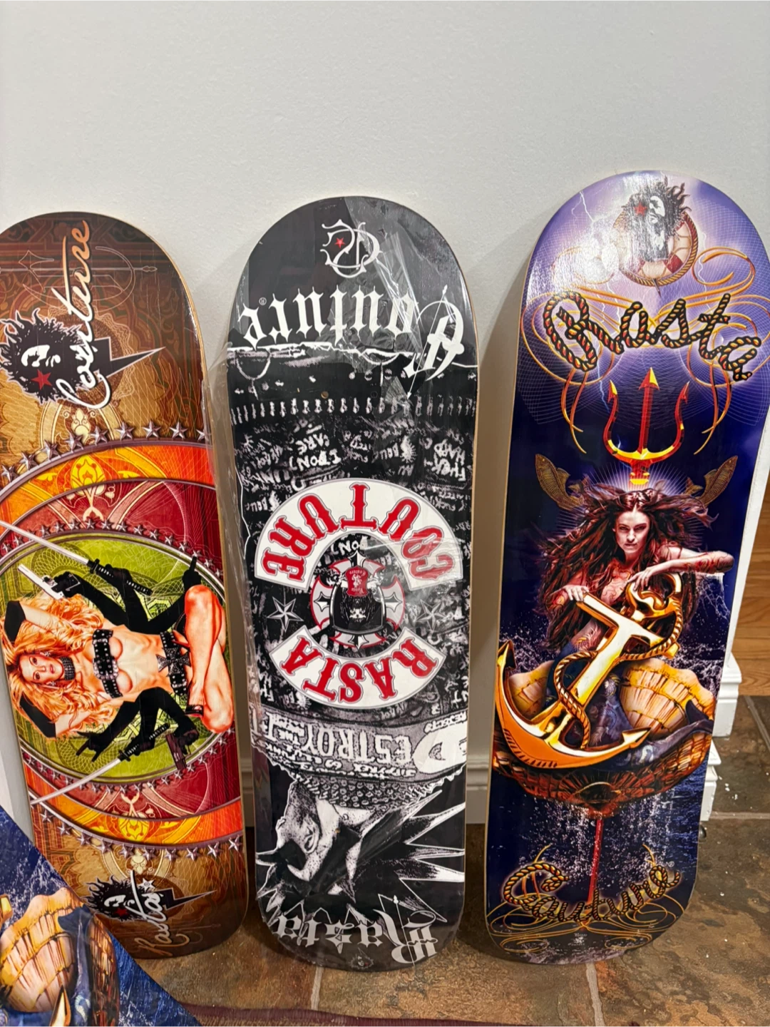 3 Rasta Couture Skateboard Decks - Various Designs ONLY 3 LEFT - photo 3
