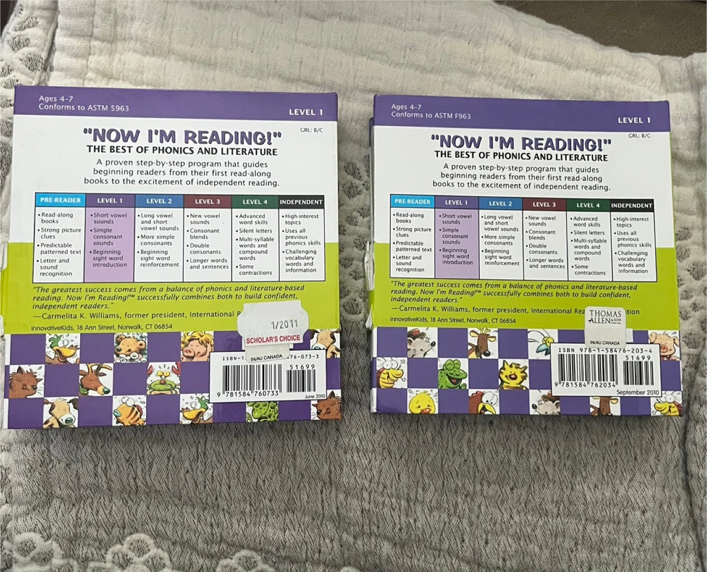 🆕NOW I'M READING! Level 1 Phonics Books (2 Sets) - photo 2