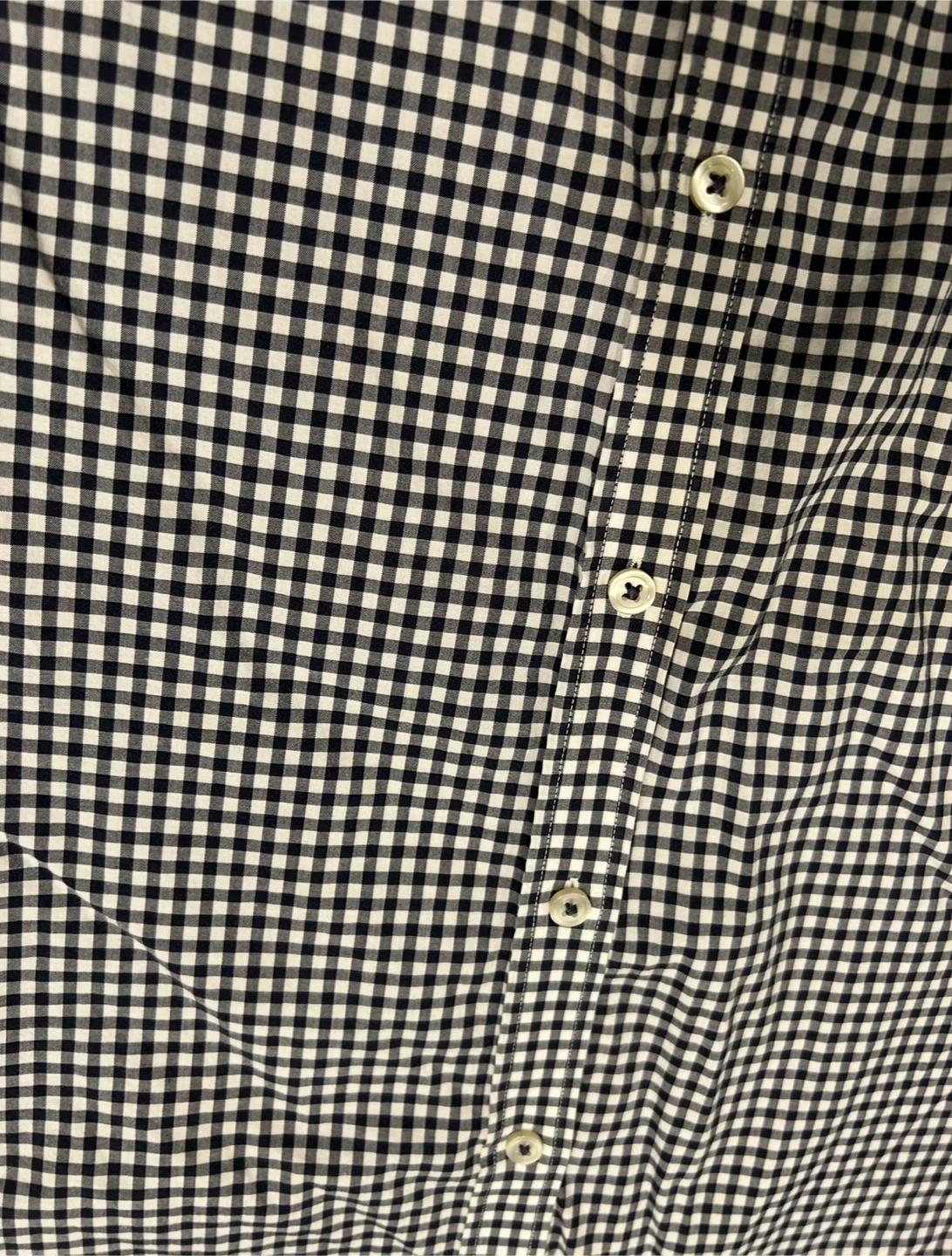 Express Men's Fitted Gingham Button-Down Shirt - photo 4