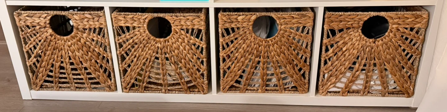 4 Storage Baskets with Handles - photo 3