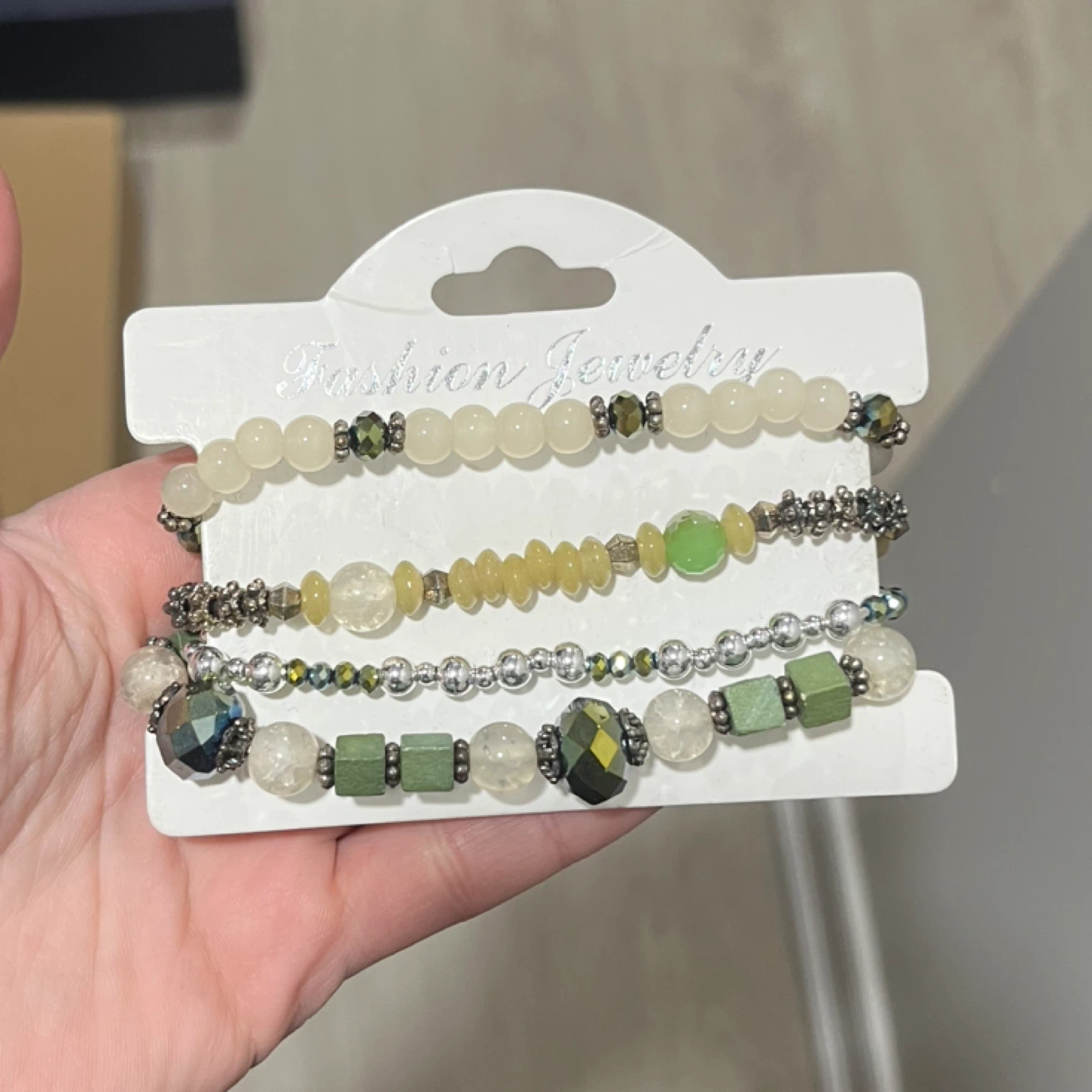 Set of 4 Beaded Bracelets
