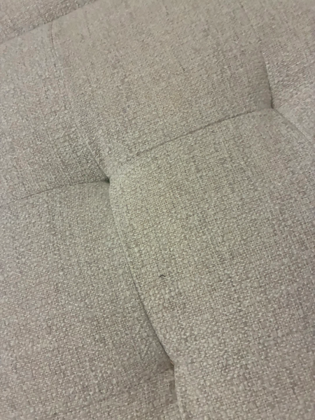 Cream Storage Ottoman - photo 3