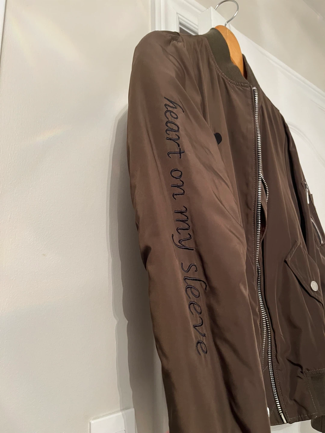 BCBGeneration 'Heart On My Sleeve' Bomber Jacket - XS - photo 4
