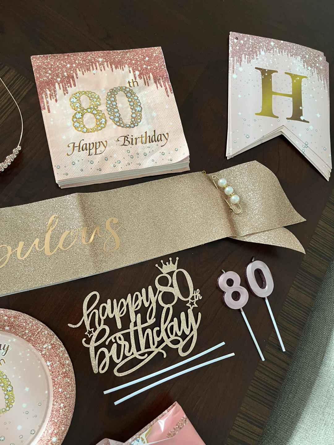 80th birthday supplies - photo 4