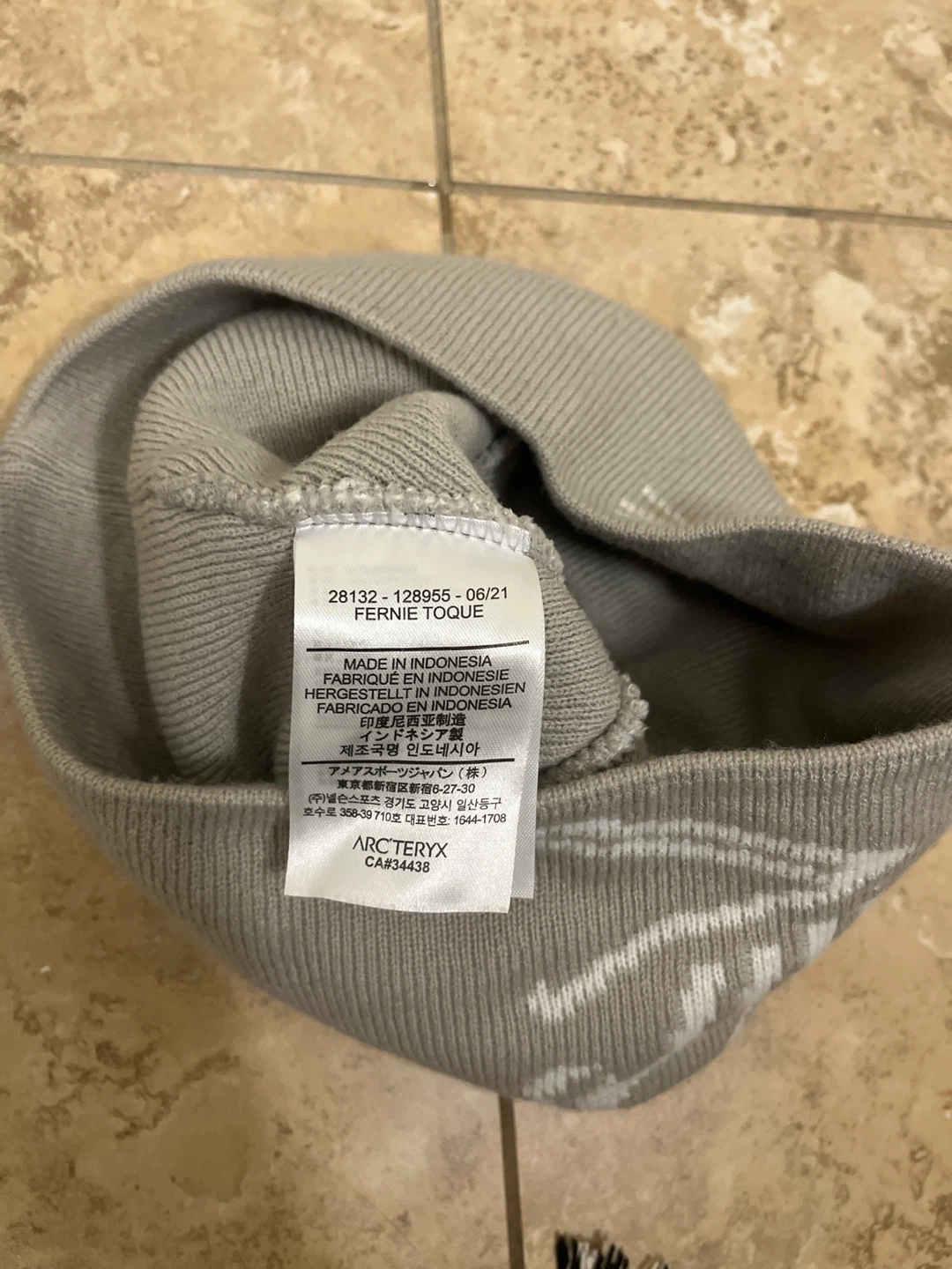 Arc'teryx Fernie Toque Beanie Grey - photo 2