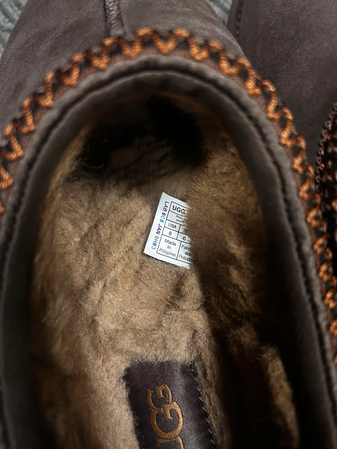 UGG Women's Brown Shearling Slippers Size 8 - photo 3