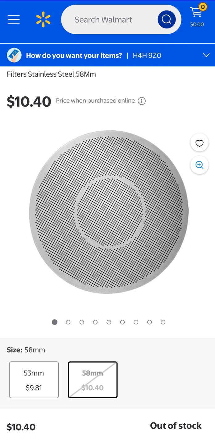 Stainless Steel Filter, 58mm 🧡 - photo 3