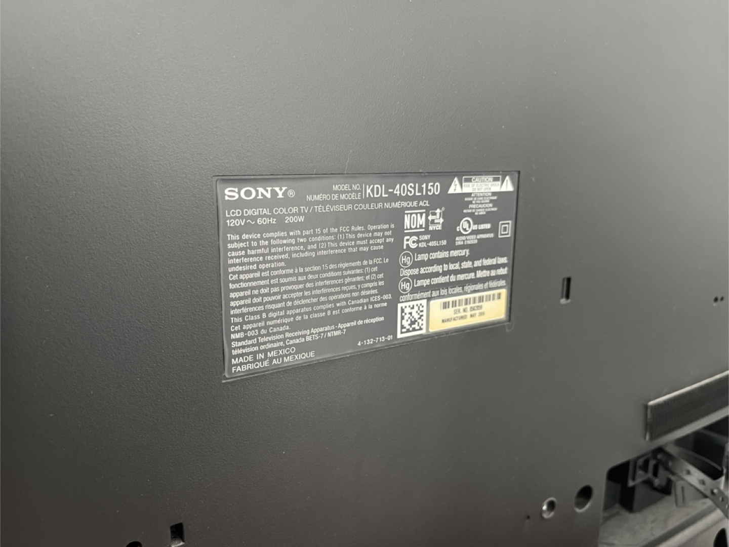 Sony TV 40’ w/ FREE hdmi cable - photo 4
