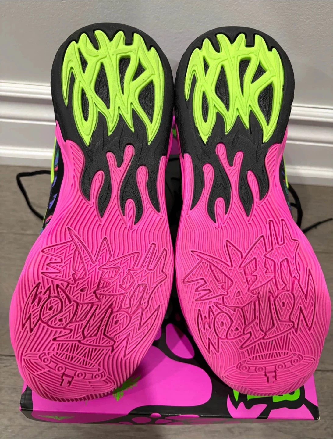 Puma MB.04 “Not From Here" Basketball Shoes Pink/Neon Size 9 - photo 2