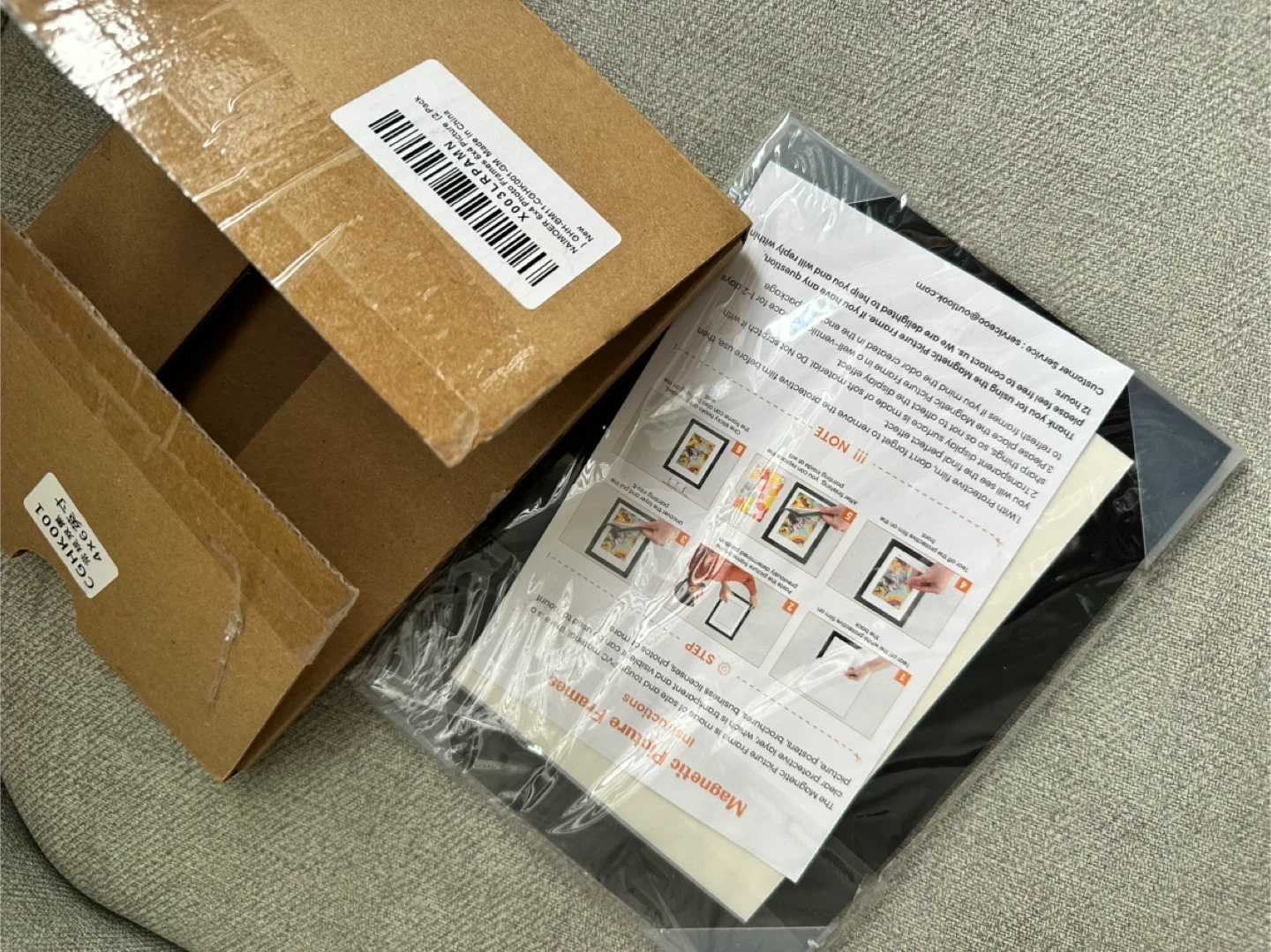 NAIMOER 6x4 Magnetic Photo Frames (2 Pack)