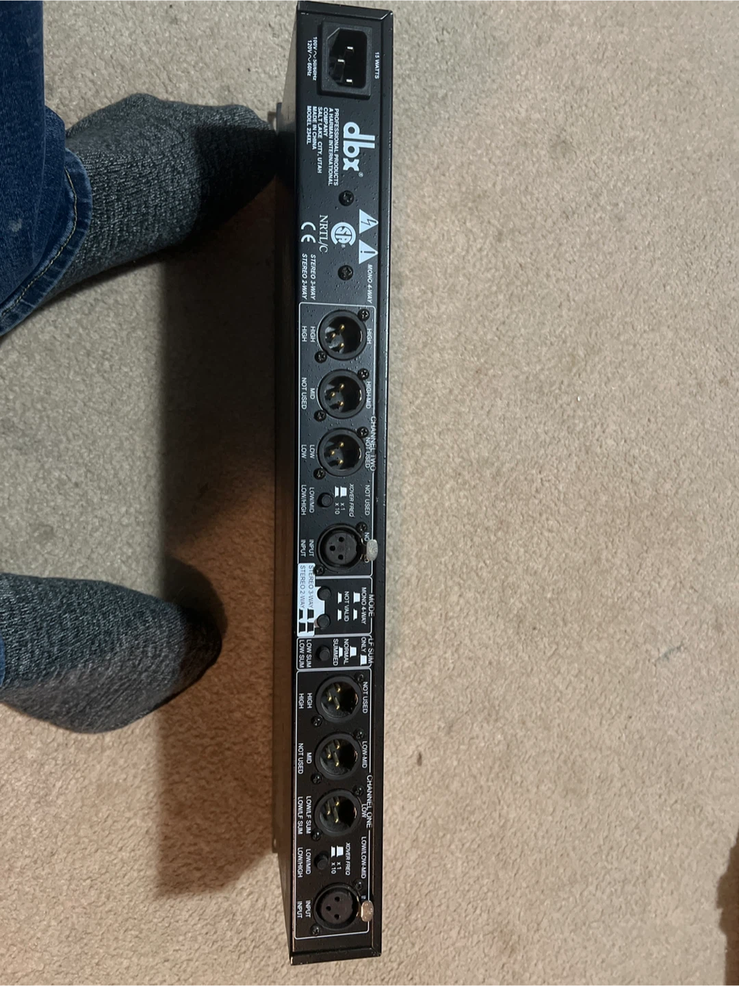 dbx 234XL Stereo Crossover - photo 2