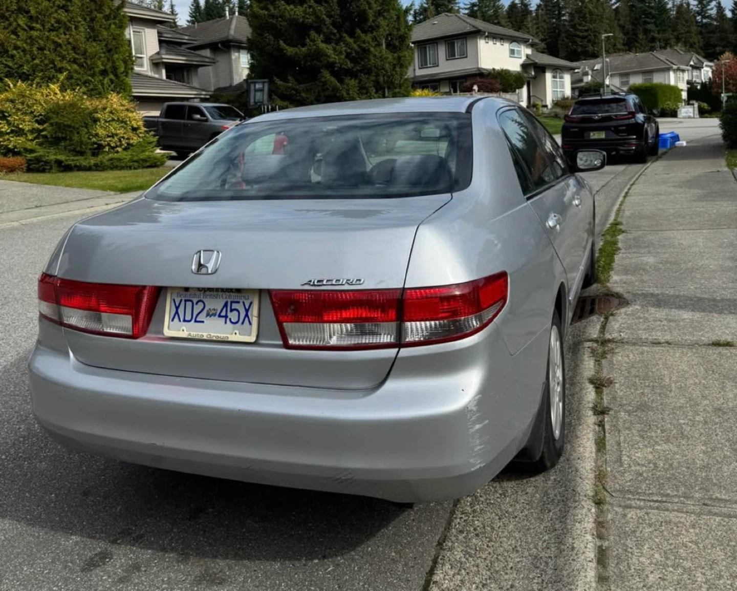 Silver Honda Accord Sedan