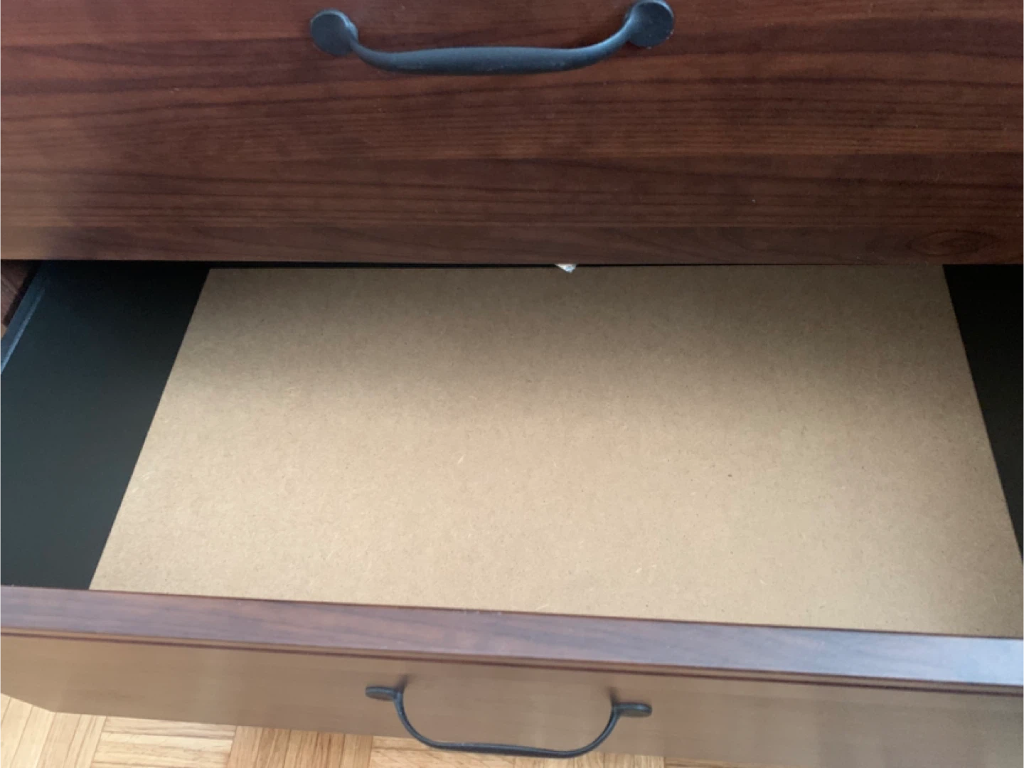 Dark Brown 3-Drawer Dresser - photo 4