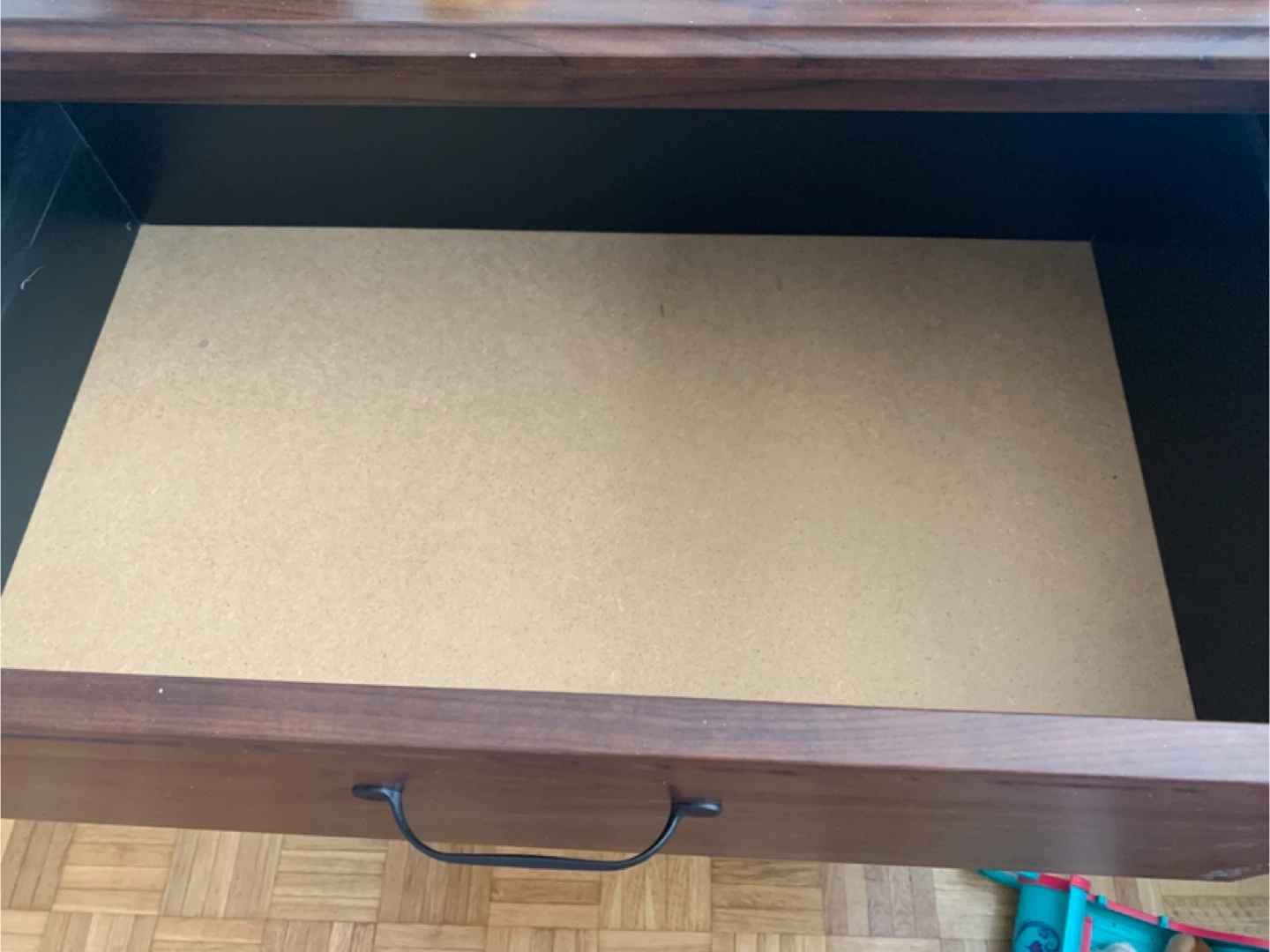 Dark Brown 3-Drawer Dresser - photo 2