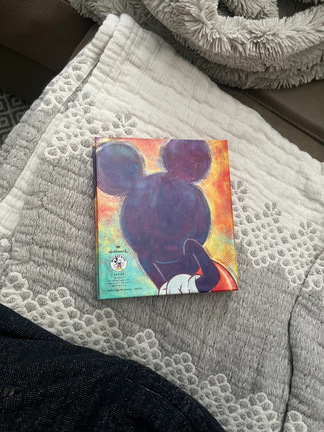 🆕Hallmark Mickey Mouse Refillable Address Book - photo 3