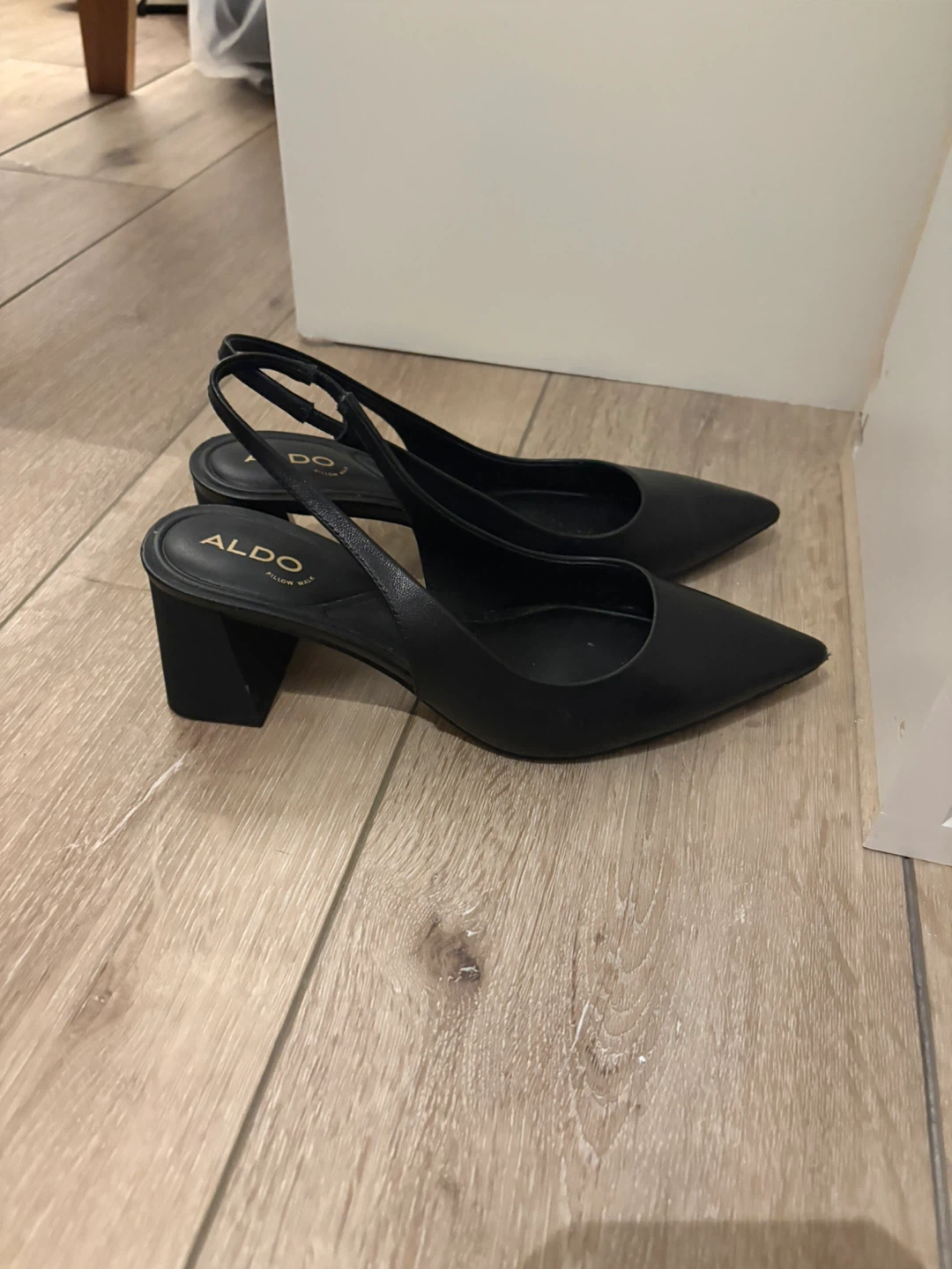 Aldo Black Slingback Heels size 7 - photo 2