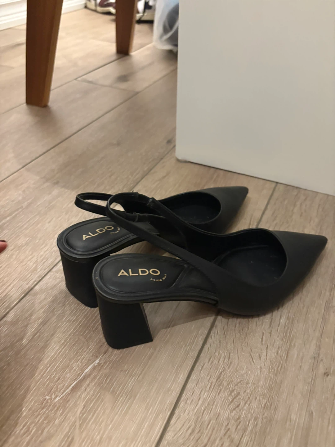 Aldo Black Slingback Heels size 7 - photo 4