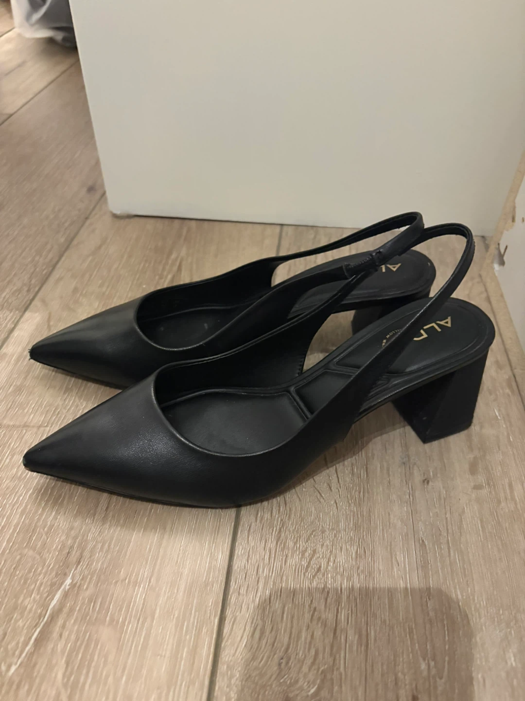 Aldo Black Slingback Heels size 7